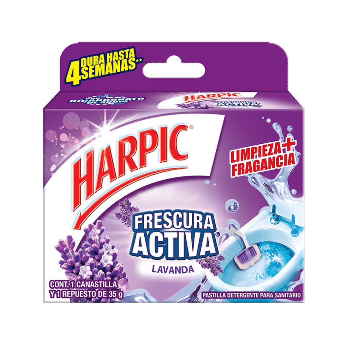 Harpic® Canastilla frescura Activa - Karlan ¡Marca la Limpieza!RB-3034559