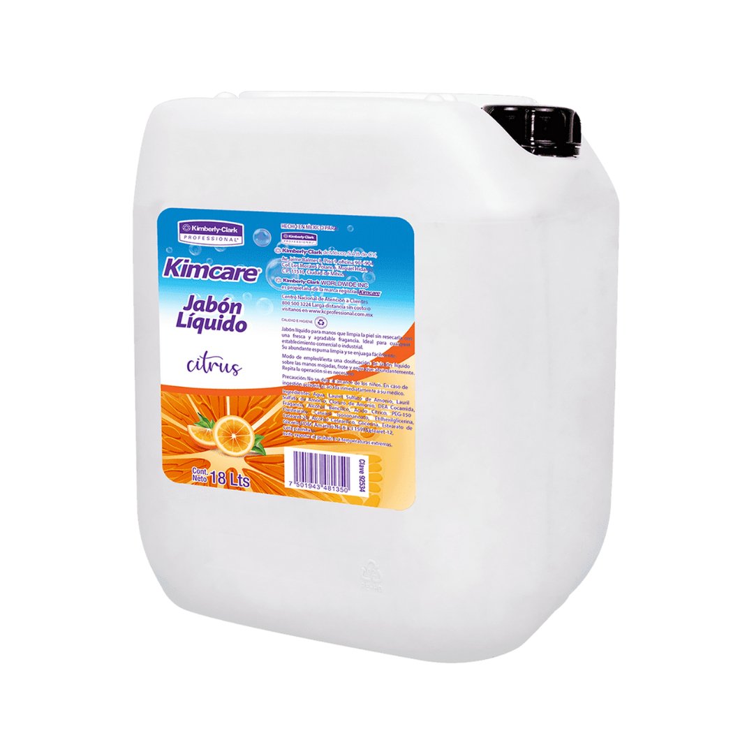 Jabón líquido antibacterial Kimcare® Galón 3,785 ml (92533) - Karlan ¡Marca la Limpieza!92534