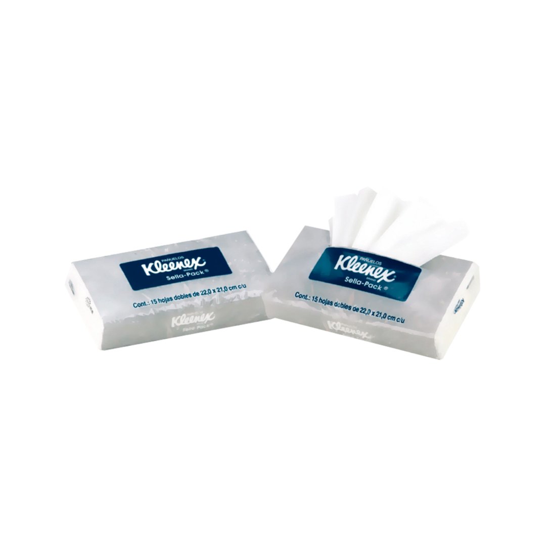 Pañuelo Facial Kleenex® Sella-Pack (89327) - Karlan ¡Marca la Limpieza!89327