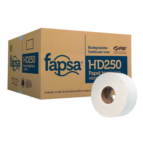 Papel higiénico en bobina HD250 Fapsa (HB03325) - Karlan ¡Marca la Limpieza!HB03325