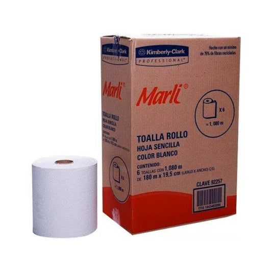 Toalla Manos Rollo Marli® 180 mts (92257) - Karlan ¡Marca la Limpieza!92257